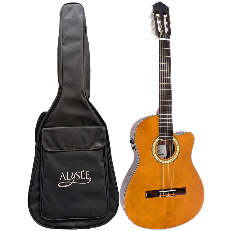 Alysee CL200CES Chitarra Classica Cutaway 4/4 Satinata