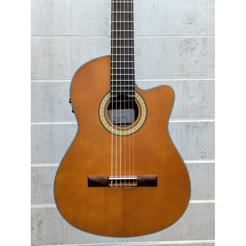 Alysee CL200CES Chitarra Classica Cutaway 4/4 Satinata