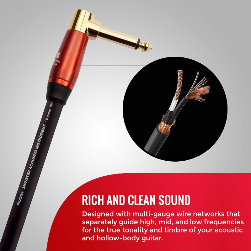 Monster M ACST2-21 Prolink Acoustic cavo per strumento acustico 6,4 m