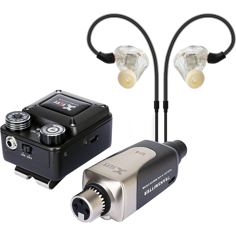Xvive U4T9 Bundle Sistema wirelss + Auricolari In-Ear