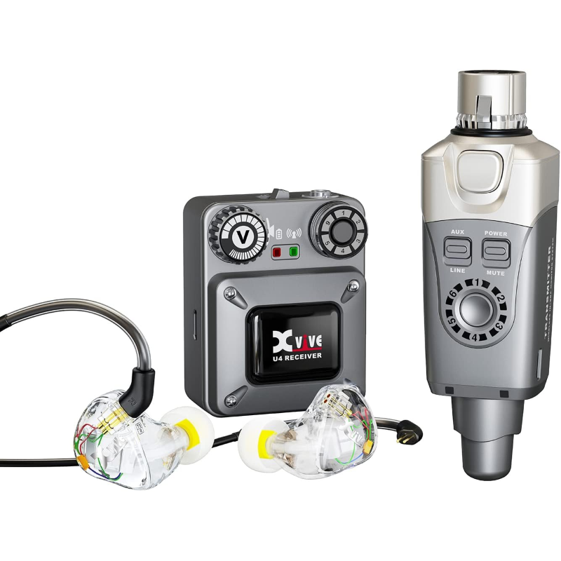 Xvive U4T9 Bundle Sistema wirelss + Auricolari In-Ear