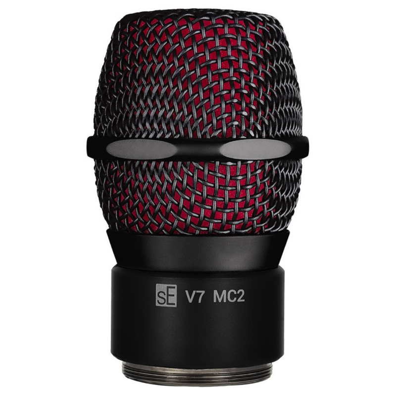 sE Electronics V7 MC2 Black Capsula Microfonica Dinamica per Sennheiser con Custodia