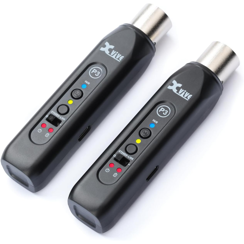 Xvive P3D Coppia Adattatori Bluetooth XLR
