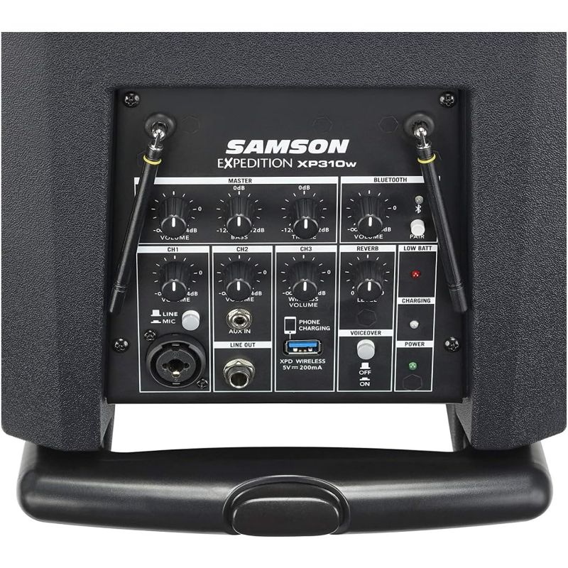 Samson Expedition XP310w PA portatile ricaricabile con microfono palmare (863-865 MHz)