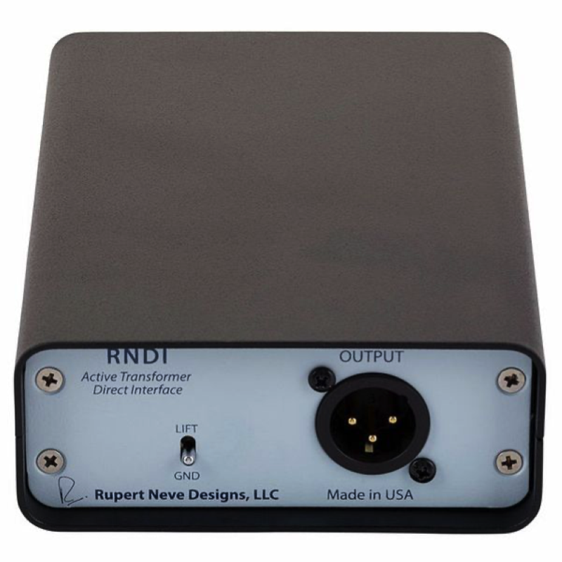 Rupert Neve Designs RNDI Active Transformer Direct Interface DI Box Attiva Mono con Trasformatori Custom