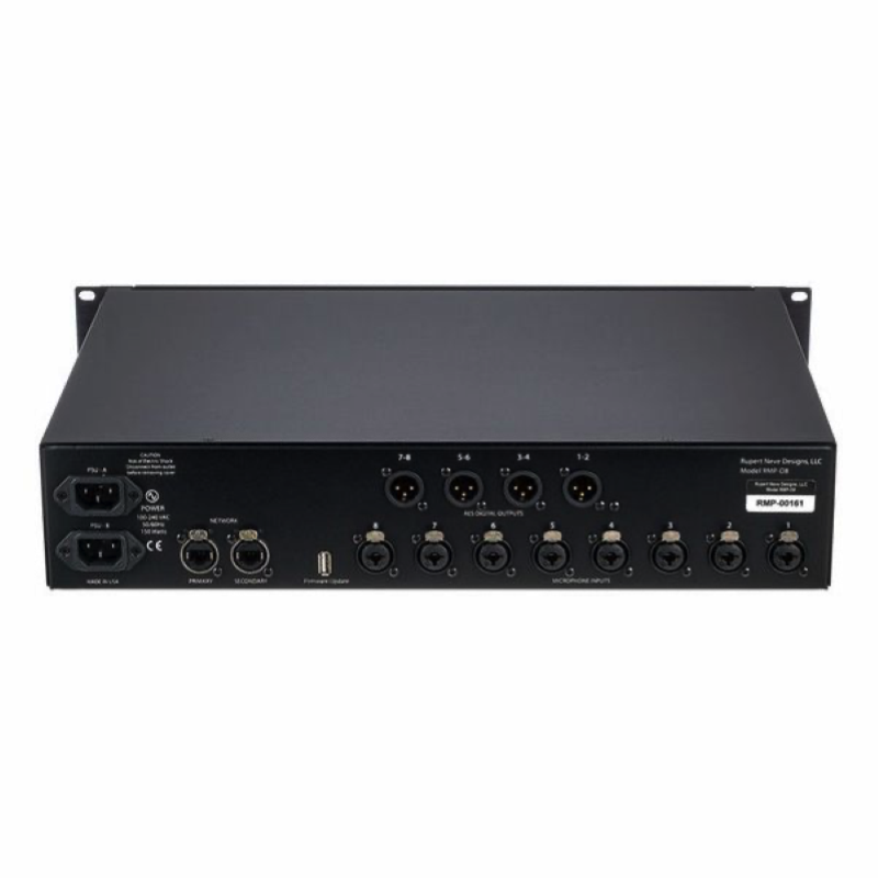 Rupert Neve Designs RMP D8 Preamplificatore Microfonico e ADC 8 Canali con Dante e AES