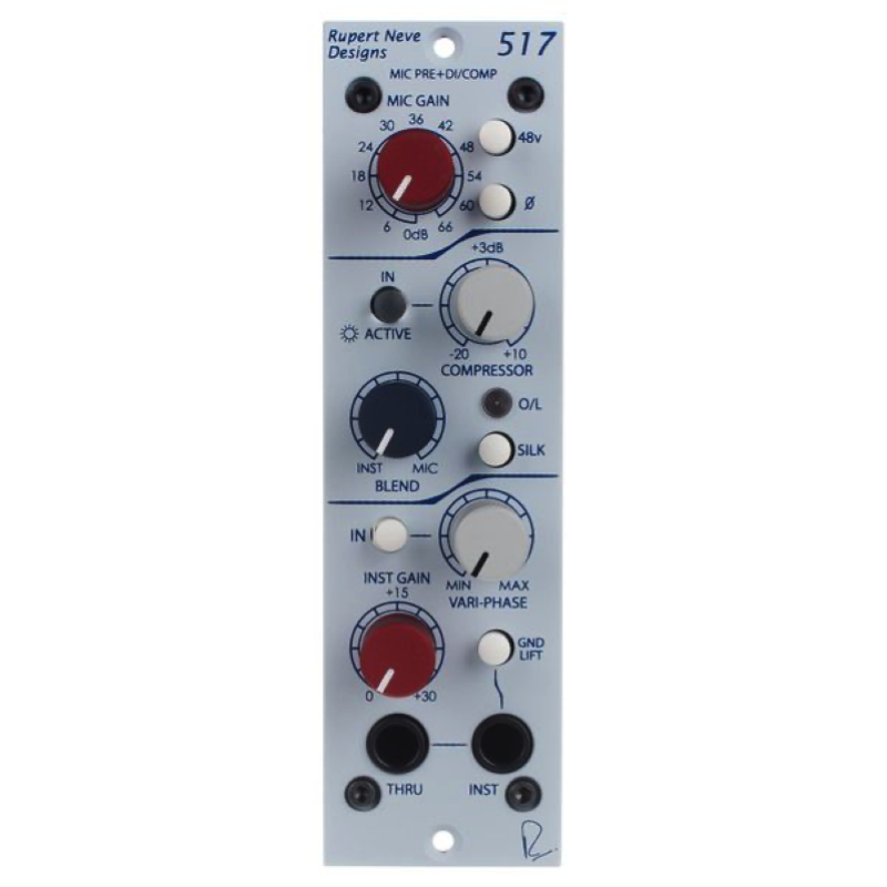 Rupert Neve Designs 517 Preamplificatore DI Box e Compressore