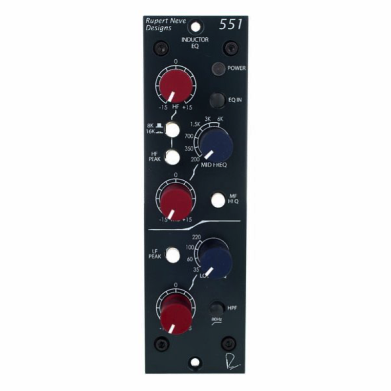 Rupert Neve Designs 551 Inductor Equalizzatore a 3 Bande a Induzione