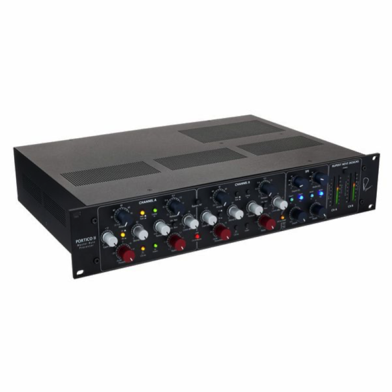 Rupert Neve Designs Portico II Master Buss Processor Black Compressore Limiter 2U Rack Nero