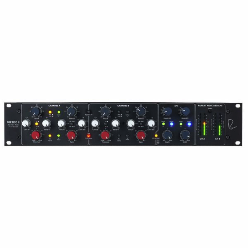 Rupert Neve Designs Portico II Master Buss Processor Black Compressore Limiter 2U Rack Nero