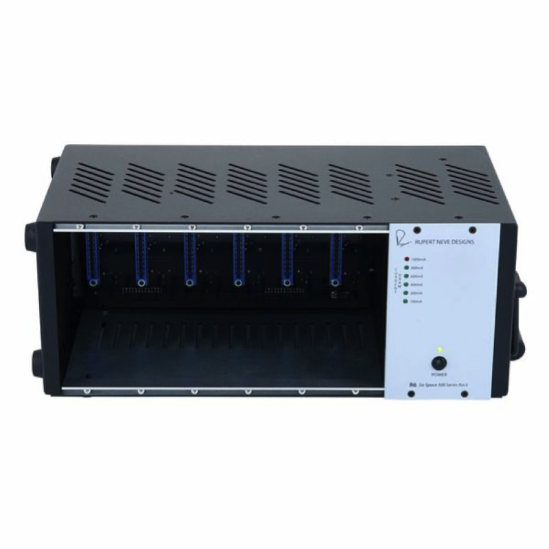Rupert Neve Designs R6 Six Space 500 Series Rack Alimentatore per Moduli Serie 500 6 Slot