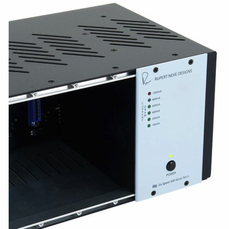 Rupert Neve Designs R6 Six Space 500 Series Rack Alimentatore per Moduli Serie 500 6 Slot
