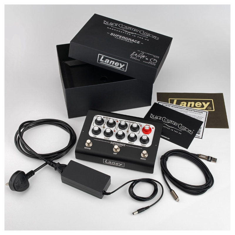 Laney Black Country Customs Billy Corgan SUPERGRACE 60W Amp Pedal