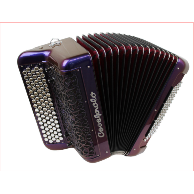 Cavagnolo Fisarmonica Cromatica Manouche NewTech 96 bassi
