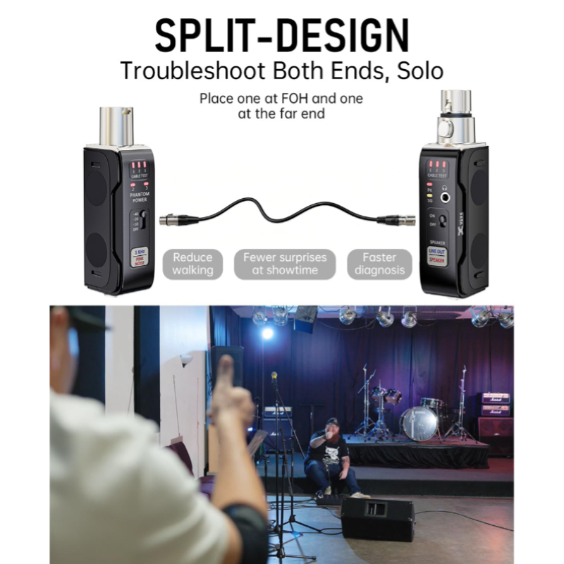 Xvive AT-3 Audio Tester Ultra Portable 5-in-1