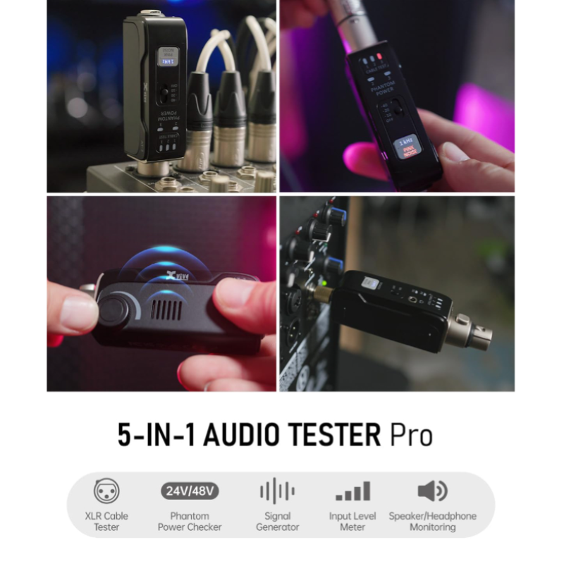 Xvive AT-3 Audio Tester Ultra Portable 5-in-1