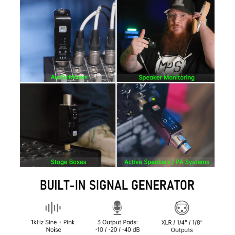 Xvive AT-3 Audio Tester Ultra Portable 5-in-1