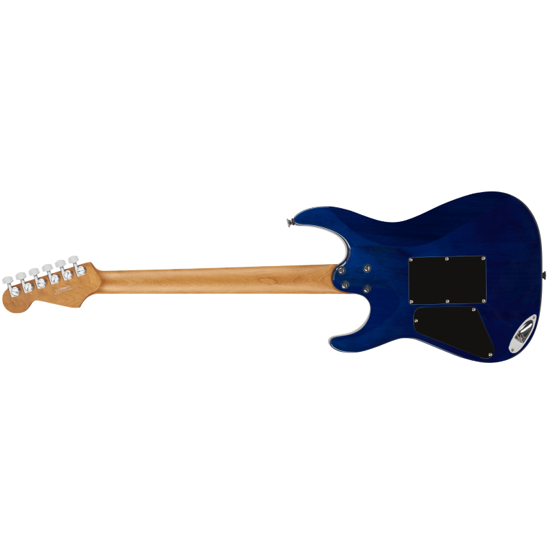 Charvel Pro-Mod Plus DK24 HH 2PT EB QM, Ebony Fingerboard - Chlorine Burst