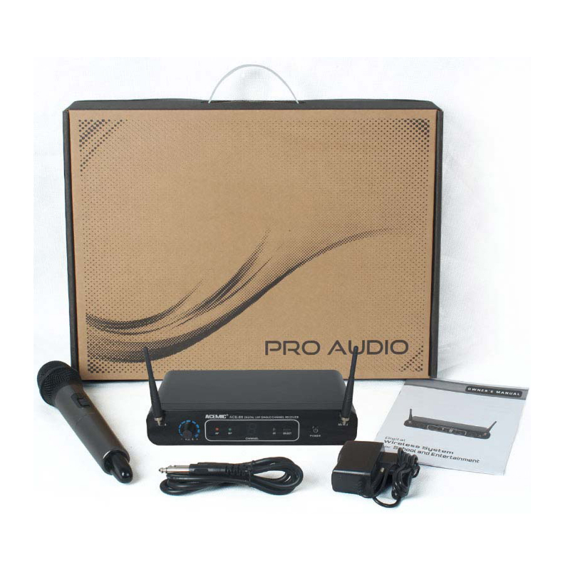 ACEMIC ACE88 Radiomicrofono Palmare 16 canali UHF 600-937 MHz