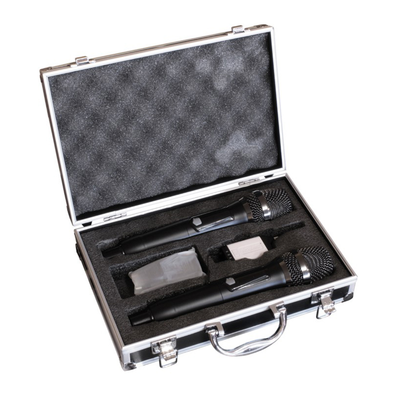 ACEMIC Q2/M1 Doppio Radiomicrofono Palmare 20 canali UHF 600-937 MHz