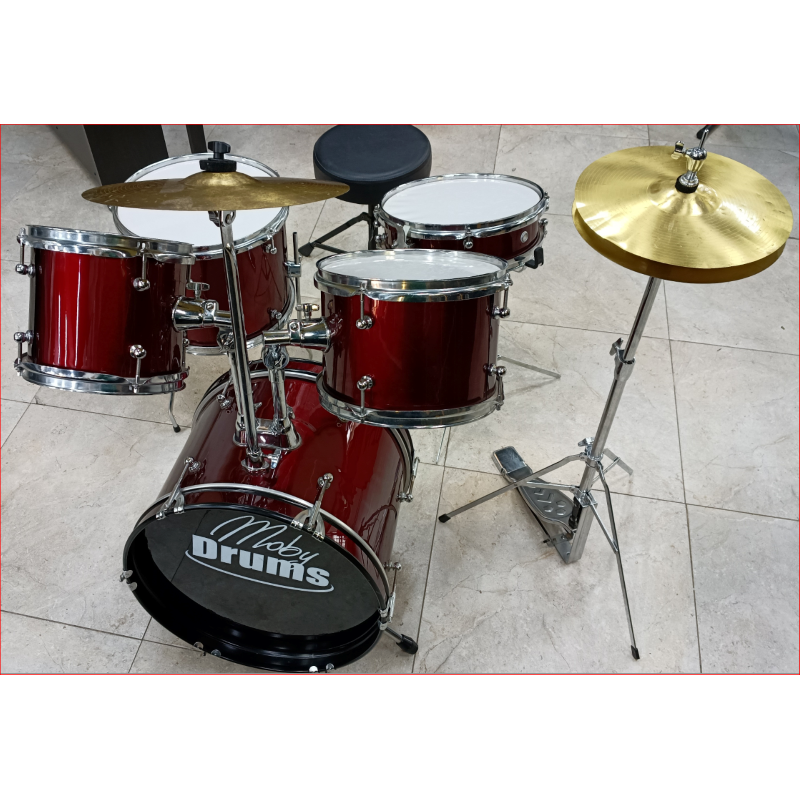 usaato Batteria Junior Acustica 5 pz.completa di piatti