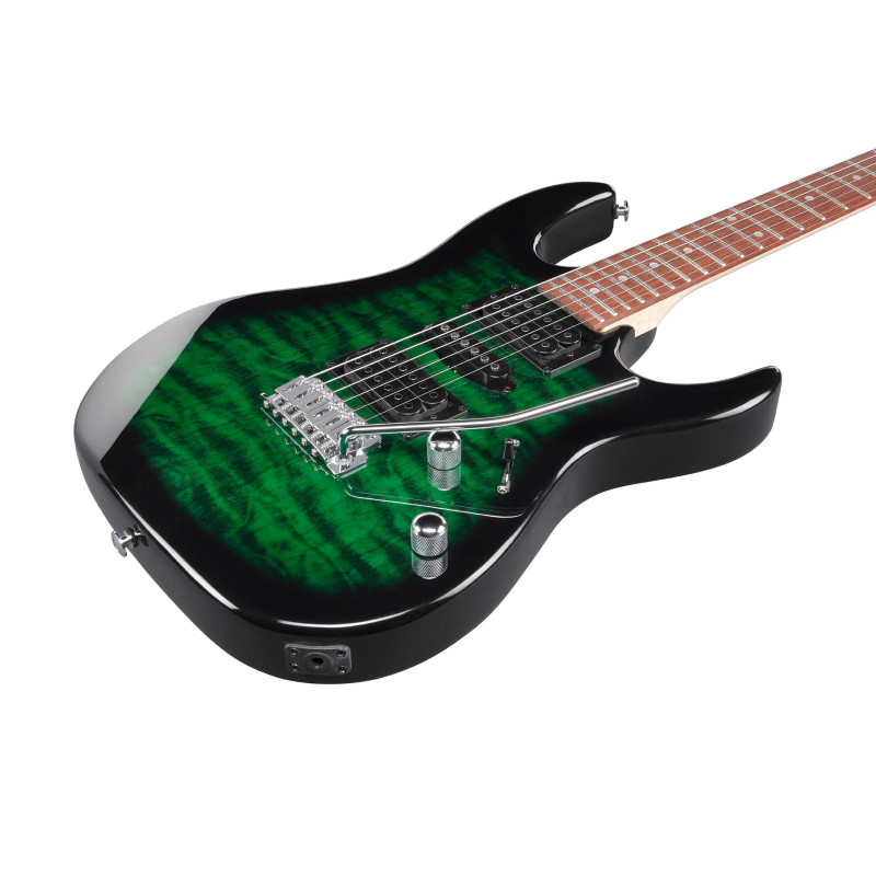 Ibanez GRX70QATEB Chitarra Transparent Emerald Burst