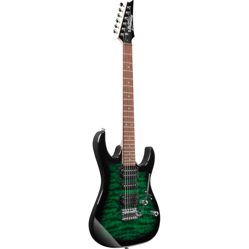 Ibanez GRX70QATEB Chitarra Transparent Emerald Burst
