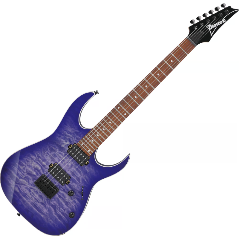 Ibanez RG421QMCBB Cerulean Blue Burst