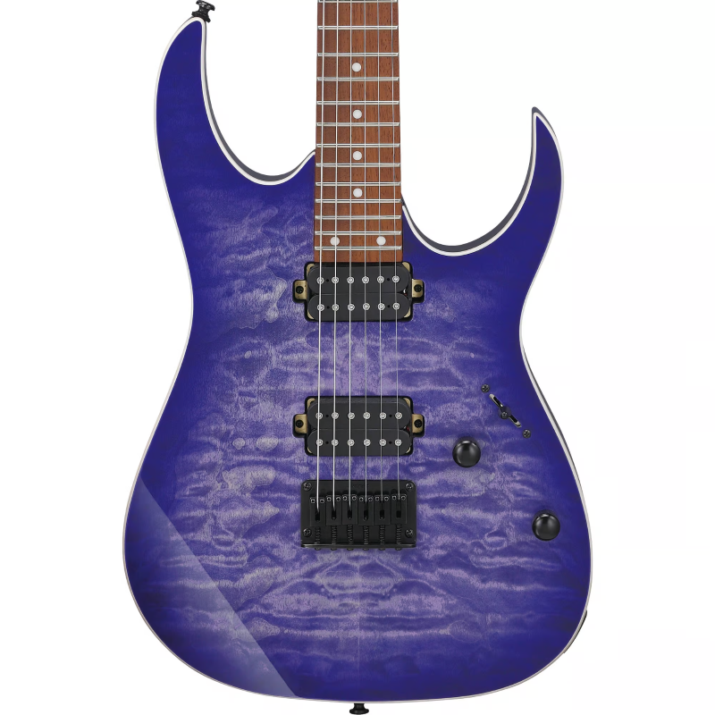 Ibanez RG421QMCBB Cerulean Blue Burst