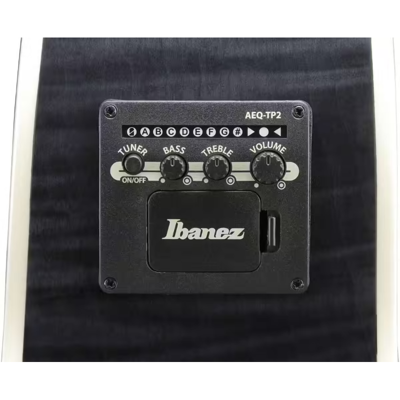 Ibanez AE170TBK Transparent Black Chitarra Acustica Elettrificata