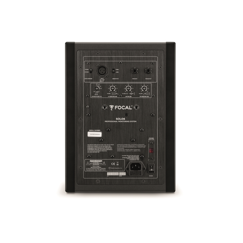 Focal Solo 6 Black ST6 Monitor da Studio Attivo 6.5" 130W