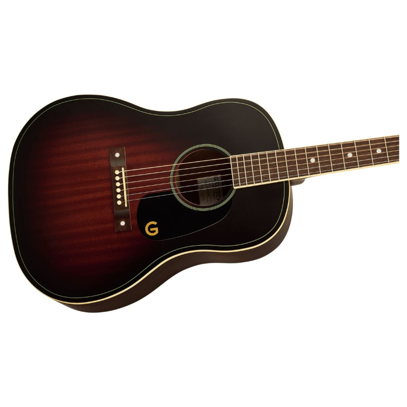 Gretsch Jim Dandy™ Dreadnought, Walnut Fingerboard, Black Pickguard, Deep Cherry Burst