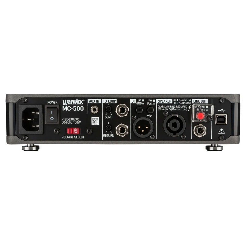 Warwick Multiconnect Bass Amp Head 500W con USB