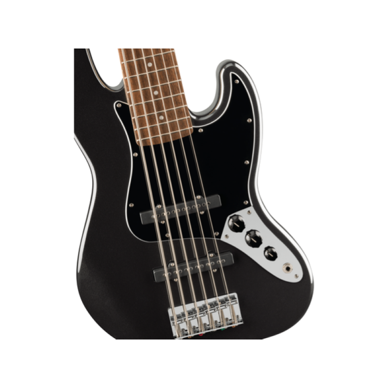 Fender Squier Affinity Series™ Jazz Bass® VI, Laurel Fingerboard, Black Metallic 0378671565