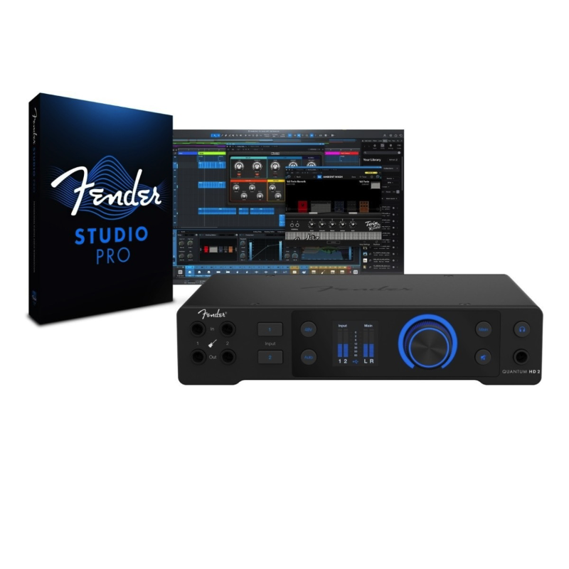 Fender Quantum HD2 Scheda Audio USB C 20 In 24 Out
