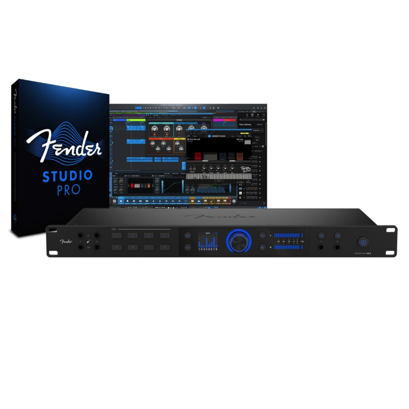 Fender Quantum HD8 Scheda Audio USB C 26 In 30 Out