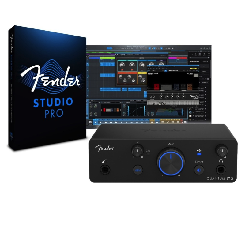 Fender Quantum LT2  Interfaccia Audio USB C 2 In 2 Out