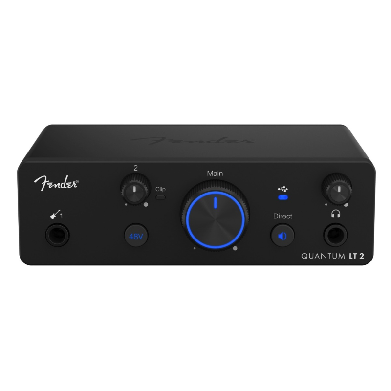 Fender Quantum LT Creator Bundle Kit Completo per la Registrazione con Cuffia Microfono e Scheda Audio