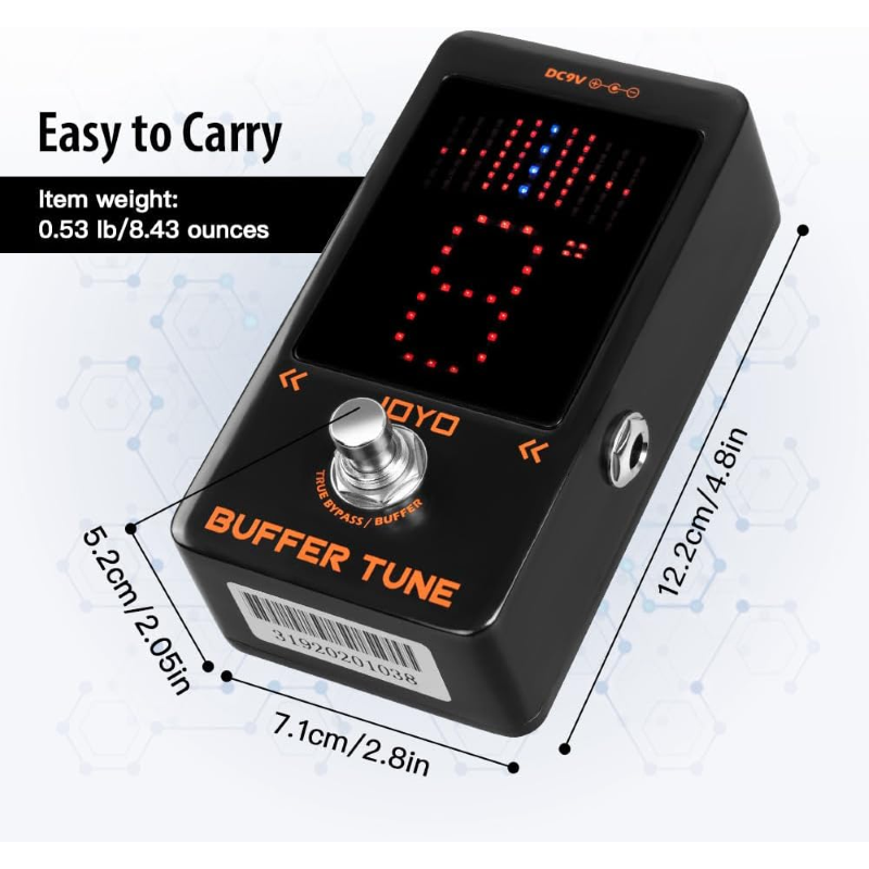 JOYO JF-19 BUFFER TUNE Accordatore a pedale
