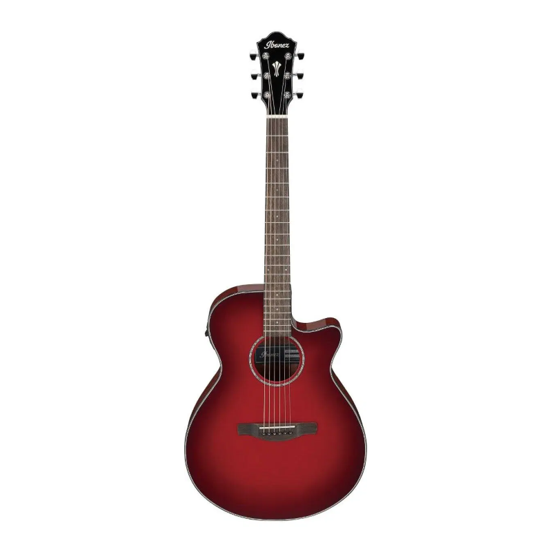 Ibanez AEG51TRH Chitarra Acustica Transparent Red High Gloss