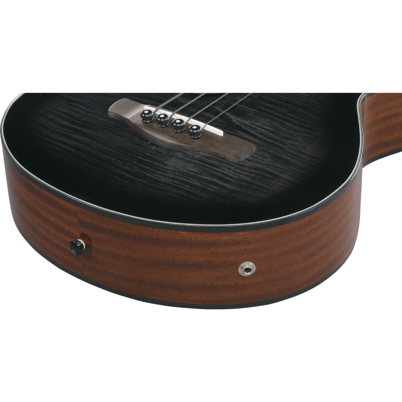 Ibanez AEGB25ETKH Basso Acustico Transparent Black Sunburst High Gloss