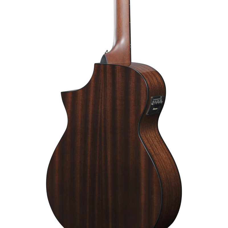 Ibanez AEWC16QATKH Transparent Black Sunburst Chitarra Acusitca