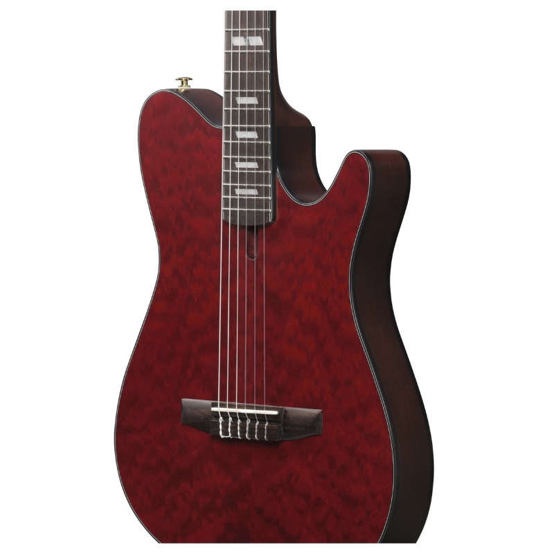 Ibanez FRH20QMNWRL Chitarra Acustica Wine Red Low Gloss
