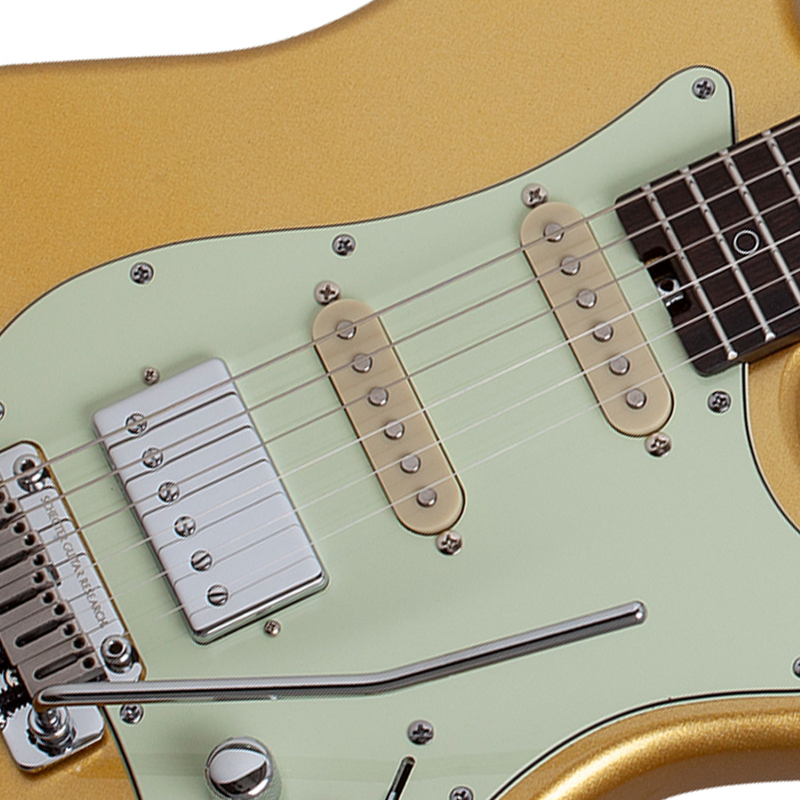 Schecter NICK JOHNSTON TRAD 10TH-HSS-ASAFFRON NICK JOHNSTON SIGNATURE TRADITIONAL 10TH ANNIVERSARY HSS