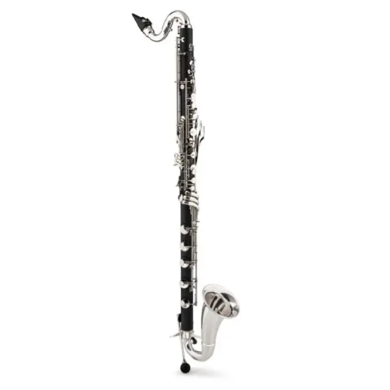 Backun Alpha Clarinetto Basso  in Sib in Resina 17 Chiavi Argentate