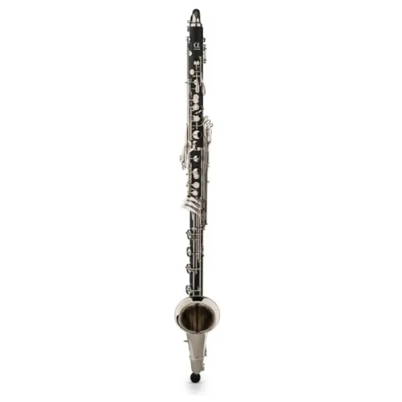 Backun Alpha Clarinetto Basso  in Sib in Resina 17 Chiavi Argentate