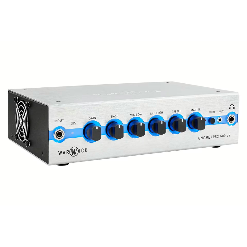 Warwick Mini-Testata per basso 600W con USB W A GNOME I PRO 6