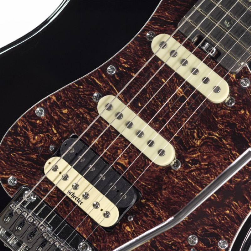 R66 Schecter Vintage Traditional Seventies Midnight Black