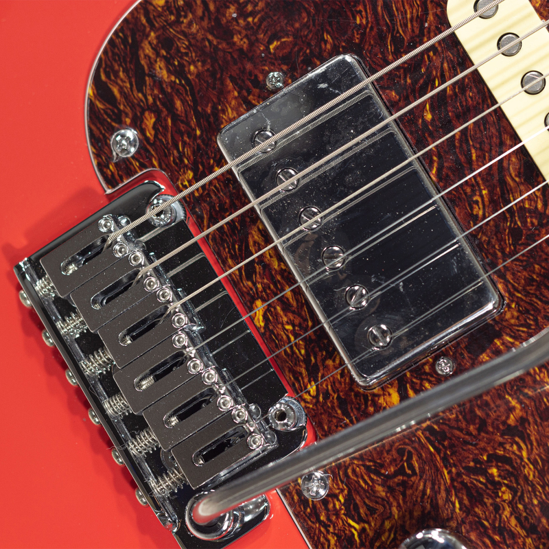 R66 Schecter Custom Traditional Santa Fe Sunset Red