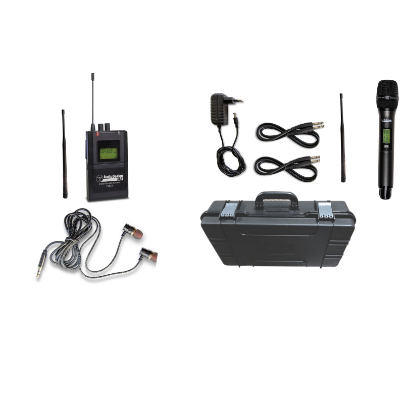 Audio Design PMU COMBO Sistema All in One con microfono wireless e In Ear Monitor